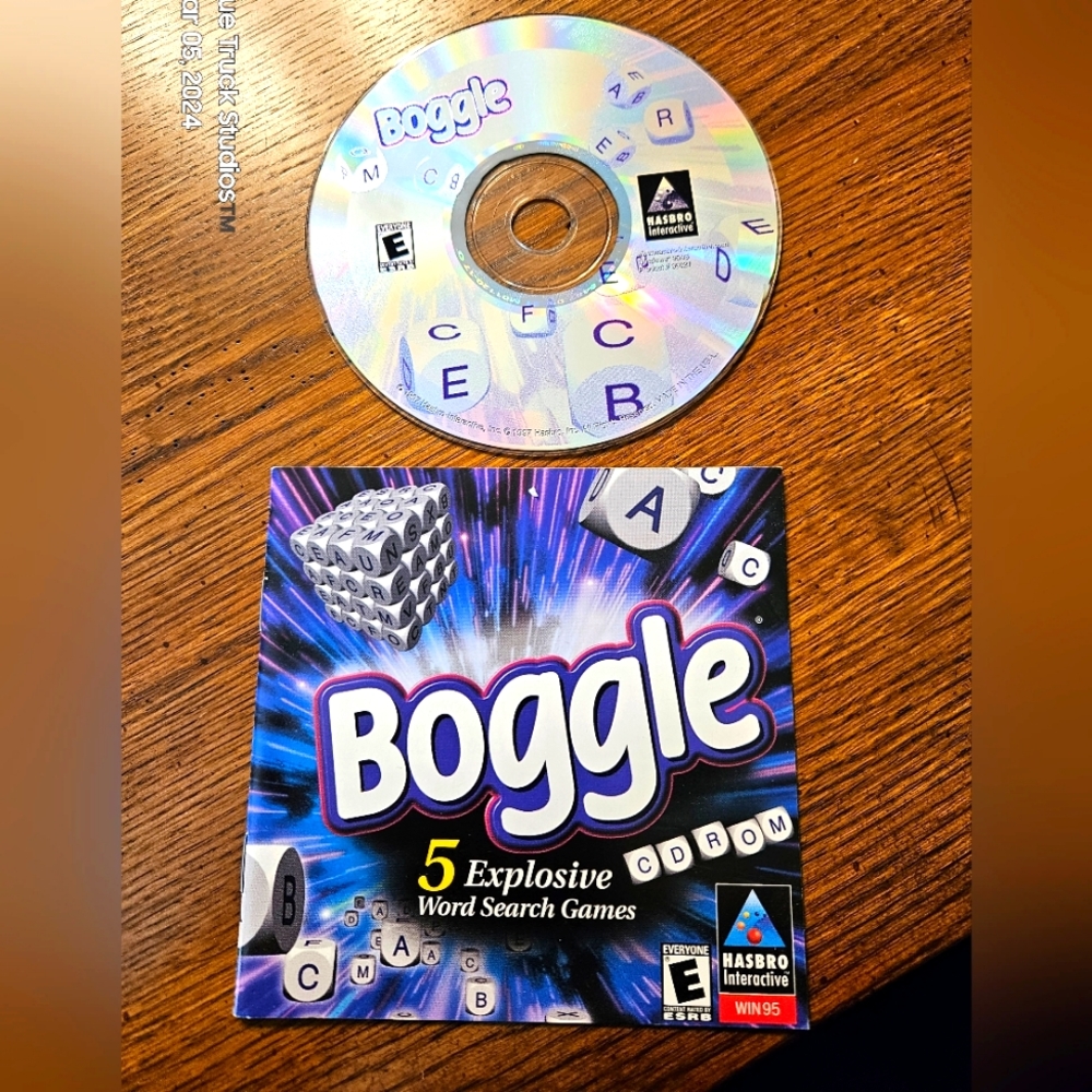 Boggle PC CD-ROM Game Windows 95 98 Hasbro Games